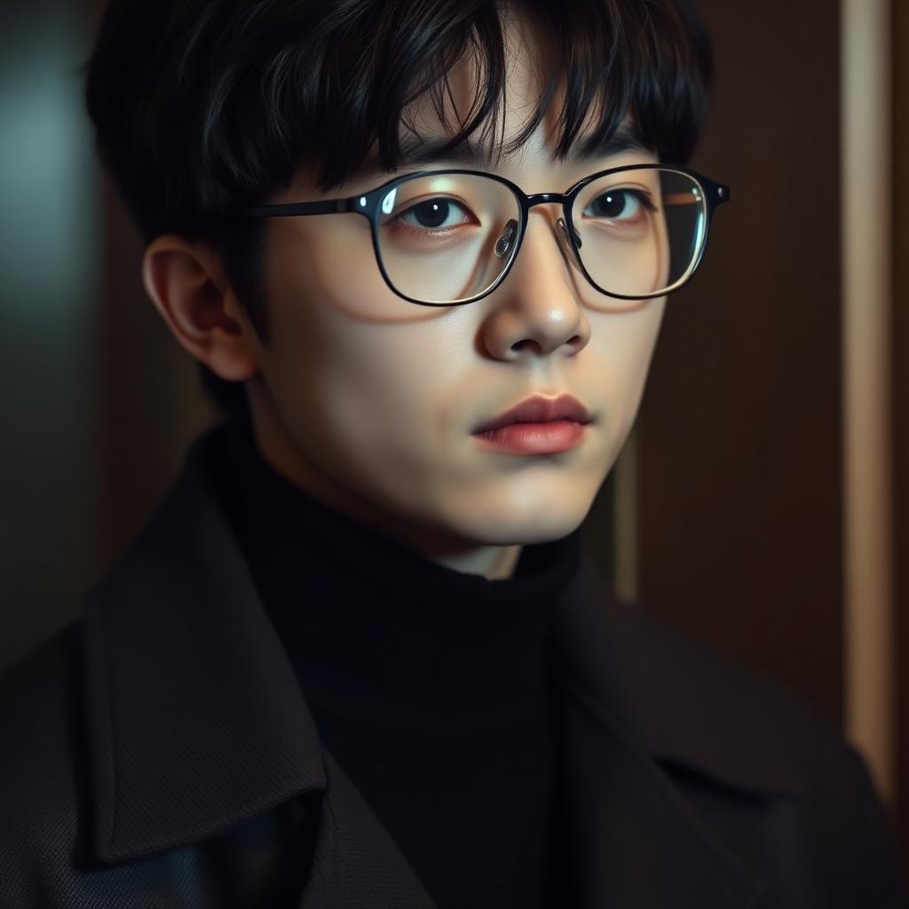Stylized portrait inspired by Chu Sang-Woo