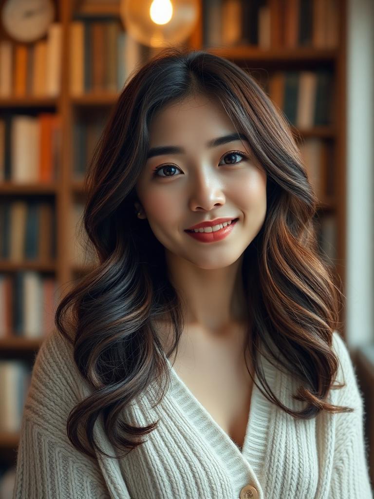 Stylized portrait inspired by Kang Dan-i