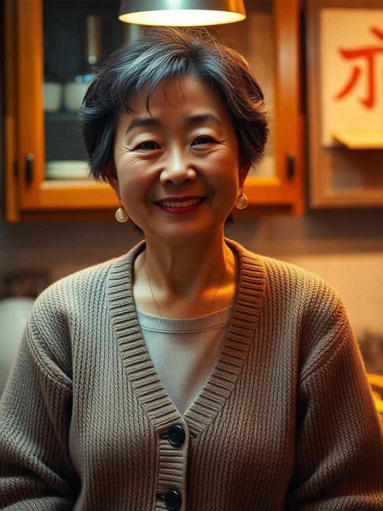 Stylized portrait inspired by Kim Sun-young