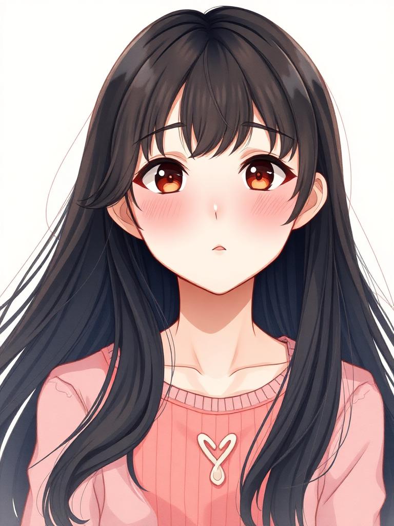 Stylized portrait inspired by Tohru Honda