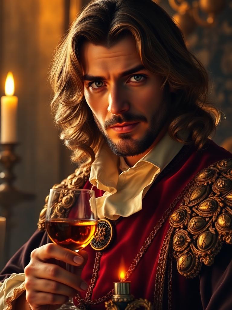 Stylized portrait inspired by Tyrion Lannister